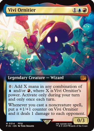 Vivi Ornitier (Extended Art) (FIN-514) - FINAL FANTASY Foil