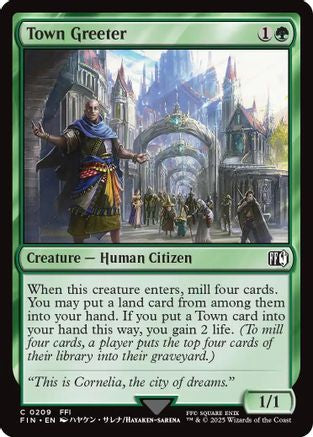 Town Greeter (FIN-209) - FINAL FANTASY Foil