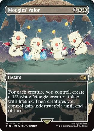 Moogles' Valor (Borderless) (FIN-326) - FINAL FANTASY