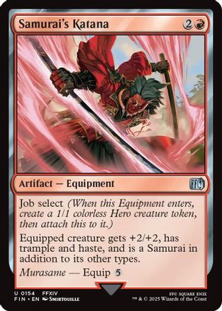 Samurai's Katana (FIN-154) - FINAL FANTASY