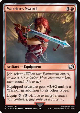 Warrior's Sword (FIN-169) - FINAL FANTASY Foil