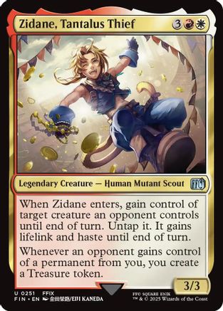 Zidane, Tantalus Thief (FIN-251) - FINAL FANTASY Foil