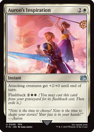 Auron's Inspiration (FIN-008) - FINAL FANTASY Foil