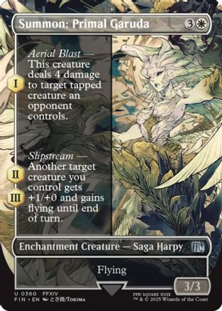 Summon: Primal Garuda (Borderless) (FIN-360) - FINAL FANTASY