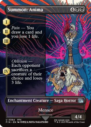 Summon: Anima (Borderless) (FIN-364) - FINAL FANTASY Foil