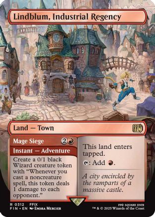 Lindblum, Industrial Regency (Borderless) (FIN-312) - FINAL FANTASY Foil