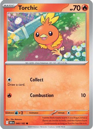Torchic 040  SV10 Destined Rivals - Common