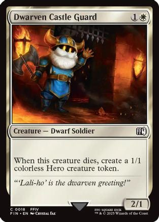 Dwarven Castle Guard (FIN-018) - FINAL FANTASY