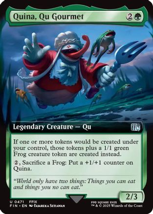 Quina, Qu Gourmet (Extended Art) (FIN-471) - FINAL FANTASY Foil
