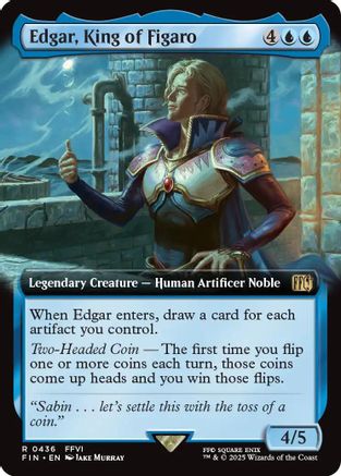 Edgar, King of Figaro (Extended Art) (FIN-436) - FINAL FANTASY Foil