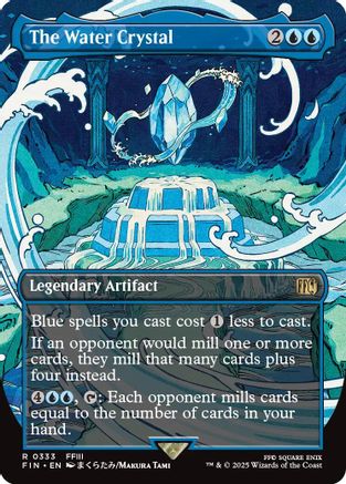The Water Crystal (Borderless) (FIN-333) - FINAL FANTASY Foil