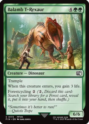 Balamb T-Rexaur (FIN-173) - FINAL FANTASY Foil