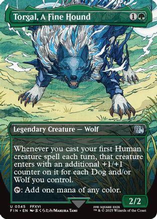 Torgal, A Fine Hound (Borderless) (FIN-345) - FINAL FANTASY