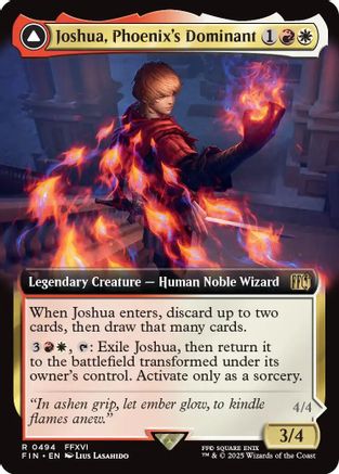 Joshua, Phoenix's Dominant (Extended Art) (FCA-494) - FINAL FANTASY Foil