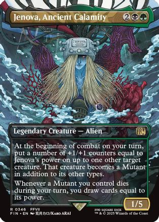 Jenova, Ancient Calamity (Borderless) (FIN-346) - FINAL FANTASY Foil