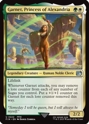 Garnet, Princess of Alexandria (FIN-222) - FINAL FANTASY Foil
