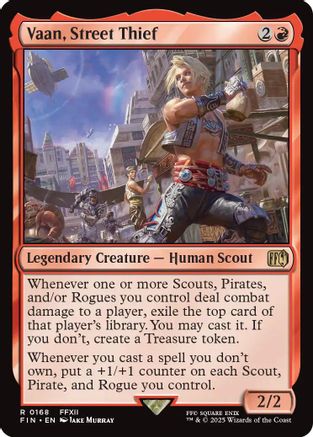 Vaan, Street Thief (FIN-168) - FINAL FANTASY Foil