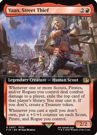 Vaan, Street Thief (Extended Art) (FIN-467) - FINAL FANTASY Foil