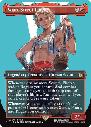 Vaan, Street Thief (Borderless) (FIN-390) - FINAL FANTASY