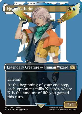Hope Estheim (Borderless) (FIN-396) - FINAL FANTASY Foil