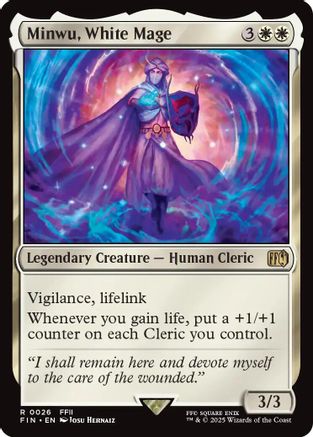 Minwu, White Mage (FIN-026) - FINAL FANTASY