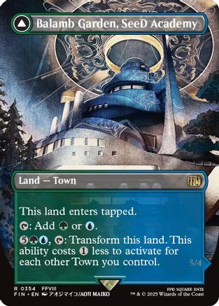 Balamb Garden, SeeD Academy (Borderless) (FIN-354) - FINAL FANTASY Foil