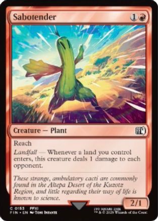 Sabotender (FIN-153) - FINAL FANTASY