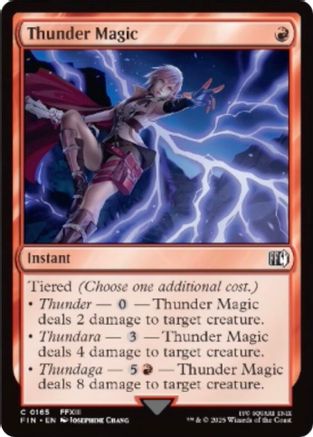 Thunder Magic (FIN-165) - FINAL FANTASY Foil