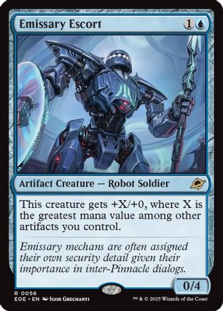 Emissary Escort (EOE-056) - Edge of Eternities Foil