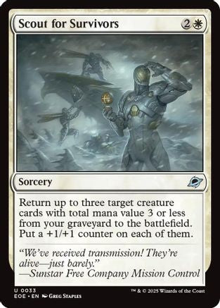 Scout for Survivors (EOE-033) - Edge of Eternities