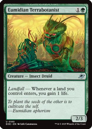 Eumidian Terrabotanist (EOE-180) - Edge of Eternities Foil
