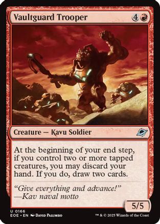 Vaultguard Trooper (EOE-166) - Edge of Eternities Foil