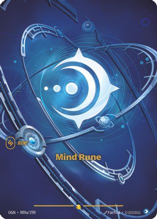 Mind Rune (Alternate Art) (089a/298) - Origins Foil
