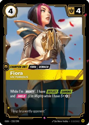 Fiora - Victorious (232/298) - Origins Foil