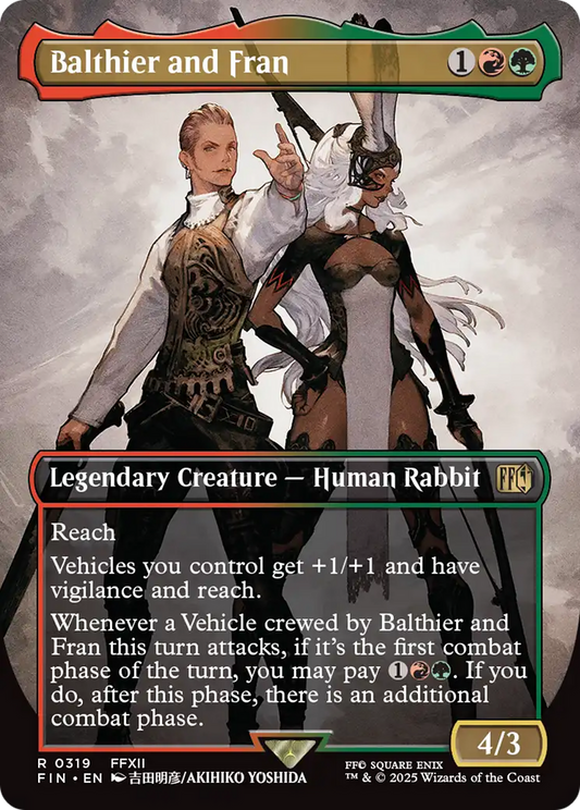 Balthier and Fran (Borderless) (0319) (FIN-319) - FINAL FANTASY Foil