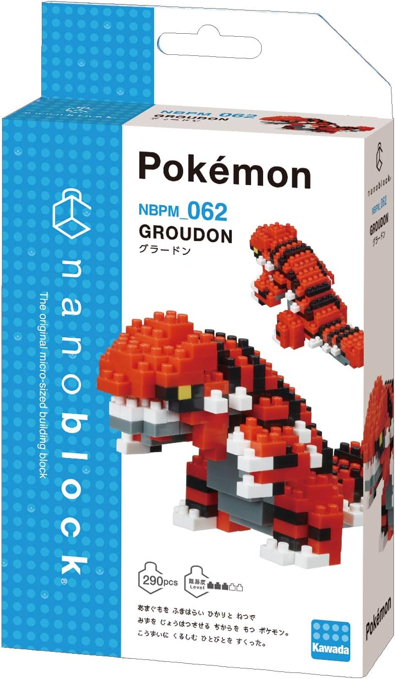 Nanoblock Pokémon Series, Groudon NBPM_062