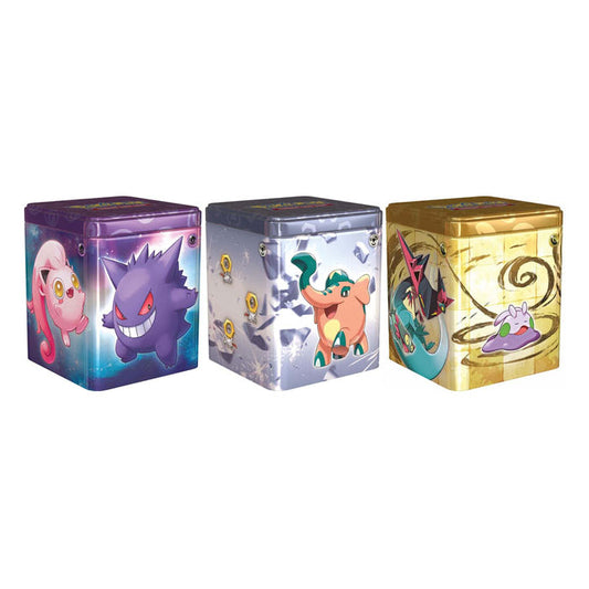 Pokémon TCG: Stackable Tin Q1 2024 Set of three