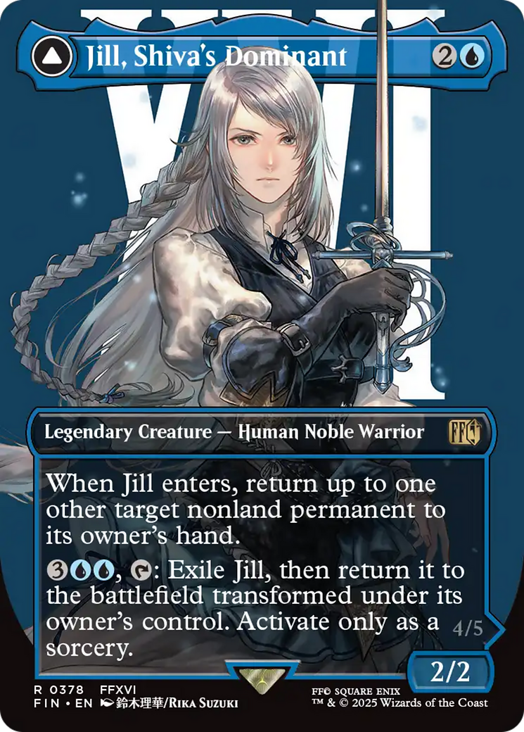 Jill, Shiva's Dominant (Borderless) (FIN-378) - FINAL FANTASY