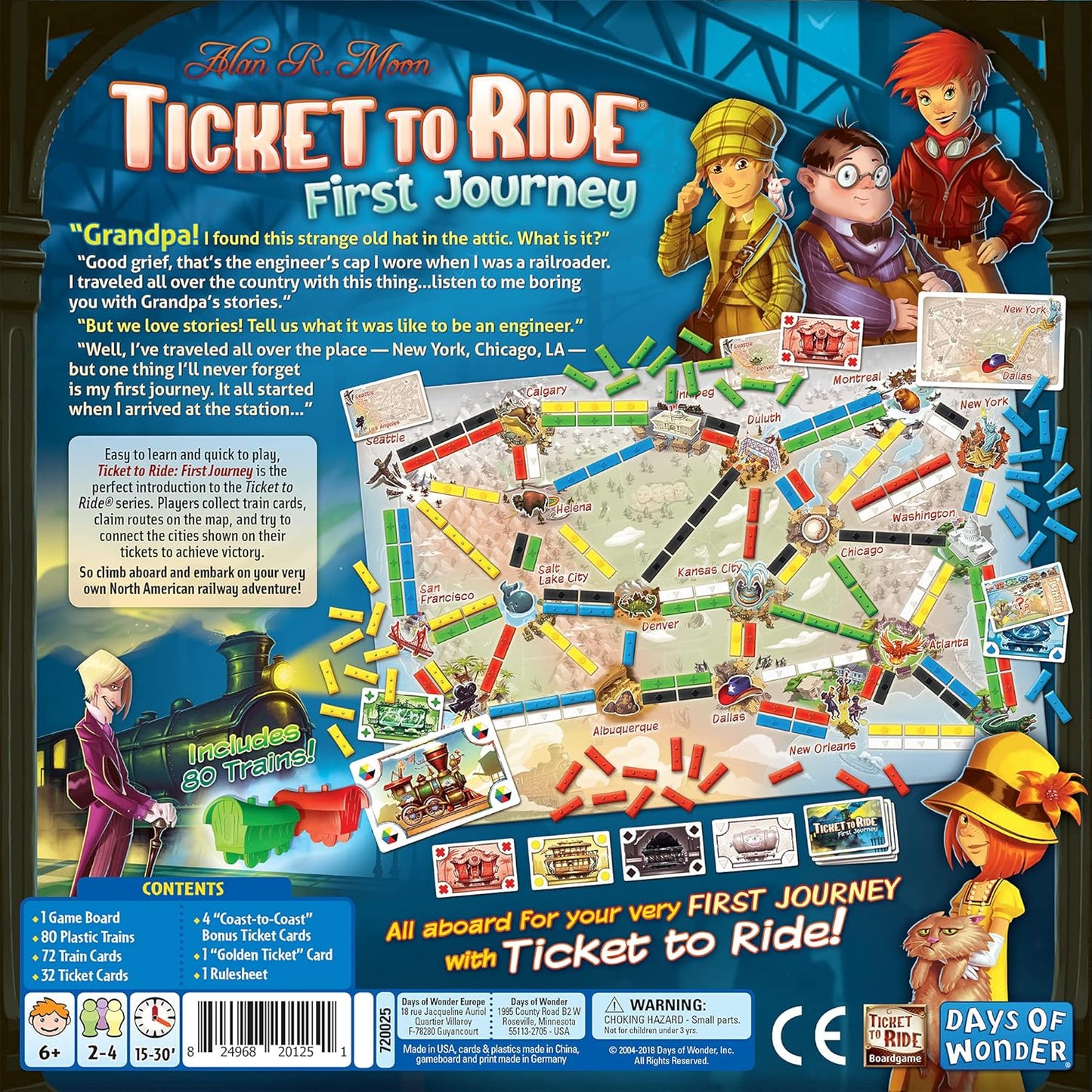 Ticket to Ride: First Journey (Blue Box Edition)