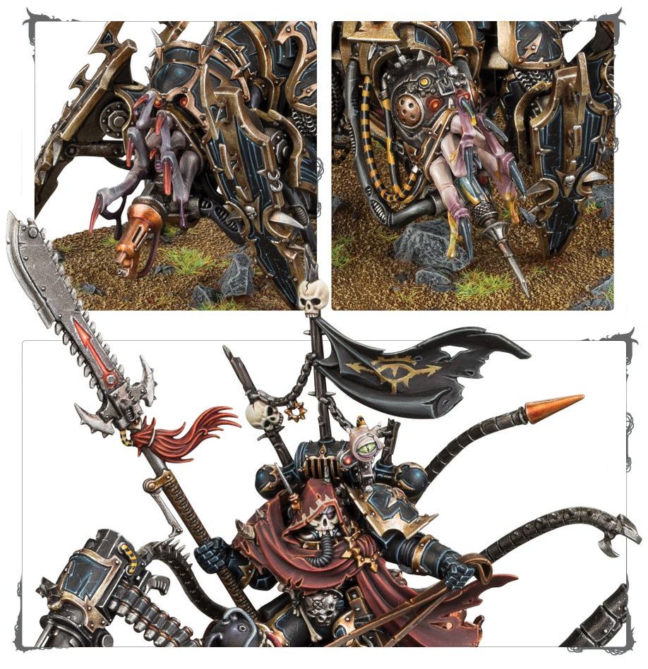 Chaos Space Marines - Lord Discordant on Helstalker