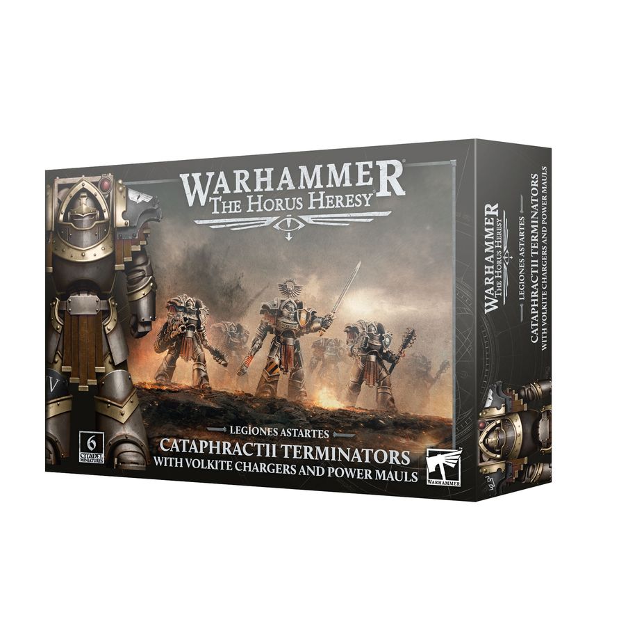 HORUS HERESY: Cataphractii Terminators with Volkite Chargers and Power Mauls