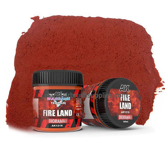 AK Interactive | Terrains - Fire Land - 100ml (Acrylic)