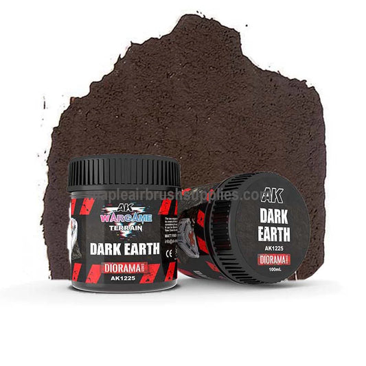 AK Interactive | Terrains - Dark Earth - 100ml (Acrylic)