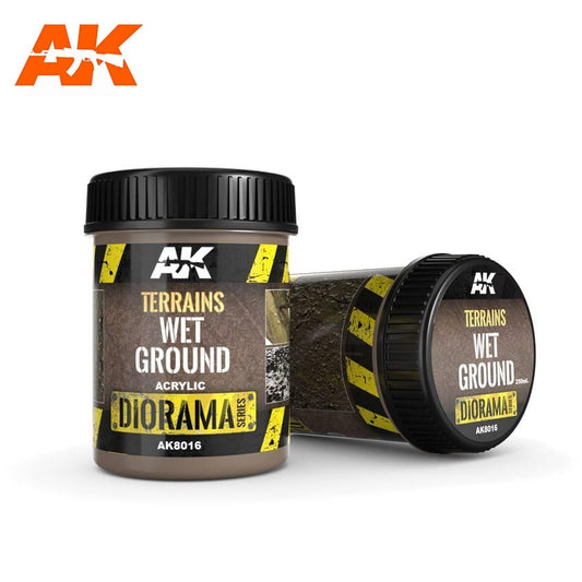 AK Interactive | Terrains - Wet Ground 250ml