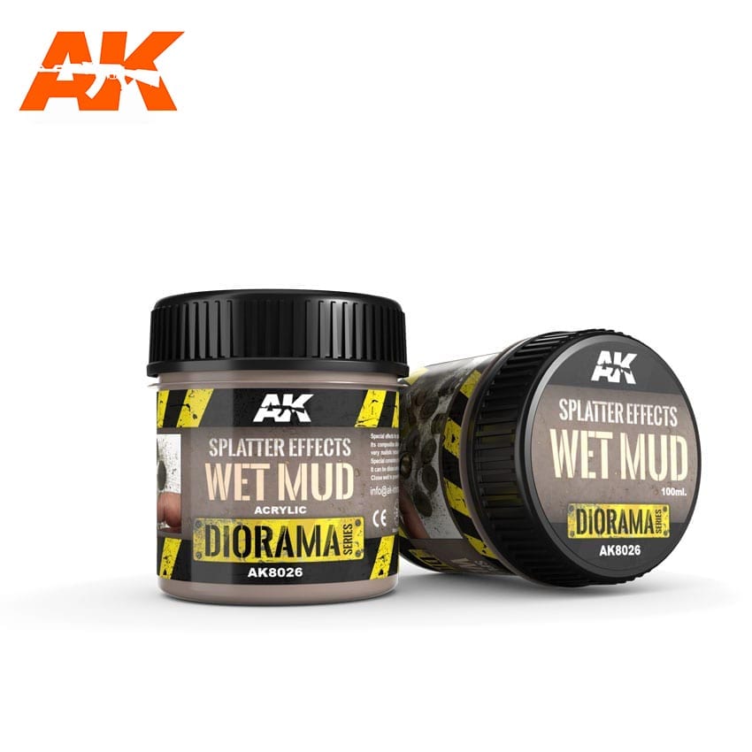 AK Interactive | Splatter Effects Dry Mud 100ml