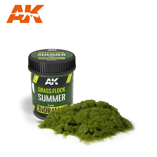AK Interactive | Grass Flock - 2mm Summer