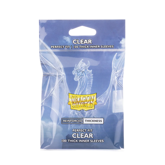 Dragon Shield Sleeves - Perfect Fit - Clear - Thick Inner Sleeves