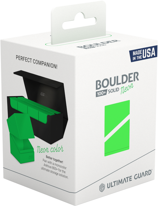 Ultimate Guard Boulder 100+ Neon Green