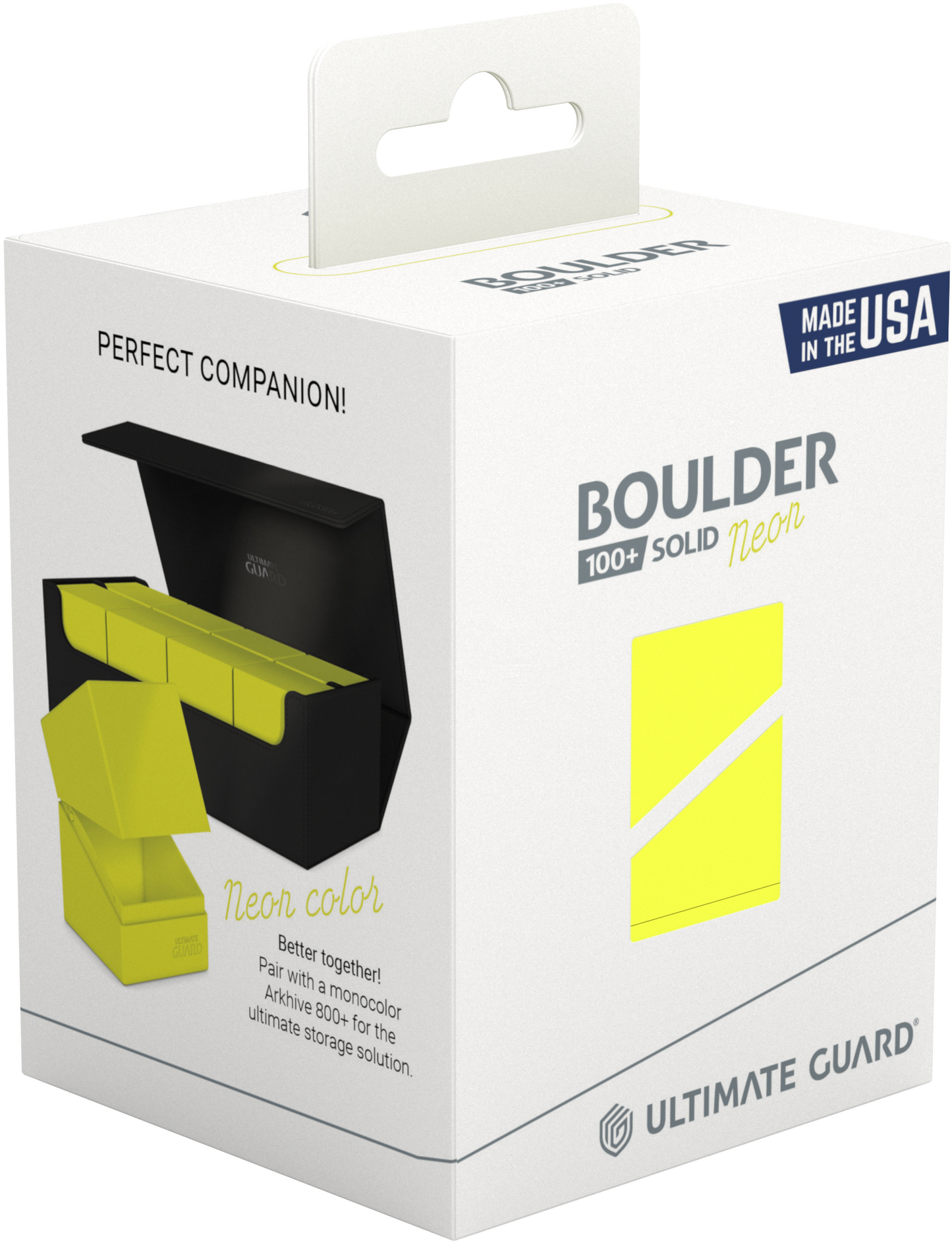 Ultimate Guard Boulder 100+ Neon Yellow