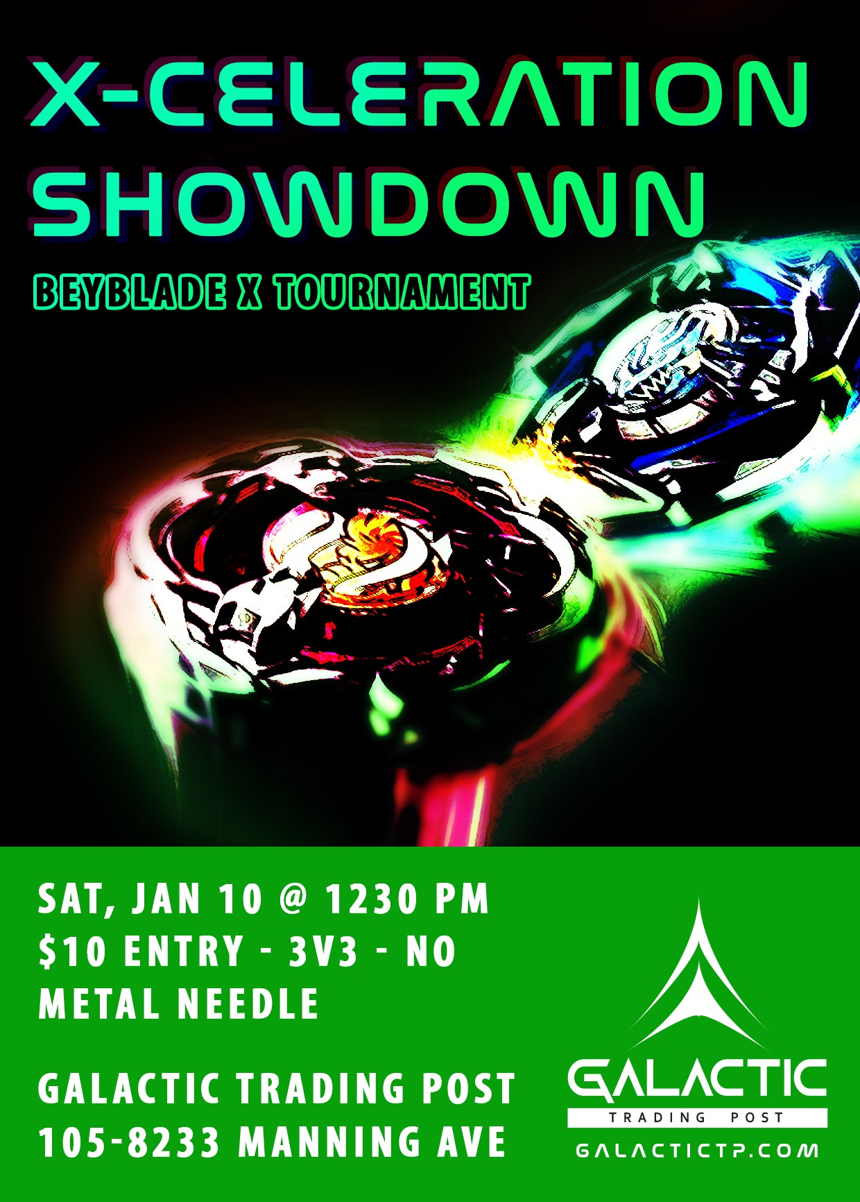 X-Celeration Showdown: Beyblade X Tournament [Event] - January 10, 2026